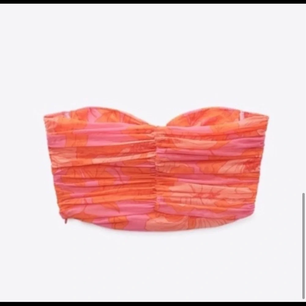 Zara Tulle Bustier Crop Top. NWT. Size Small. - Picture 8 of 11